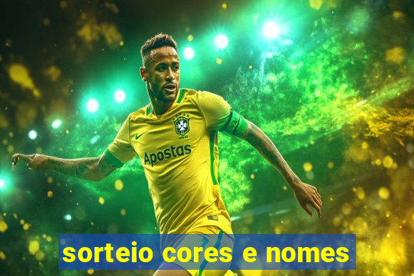 sorteio cores e nomes